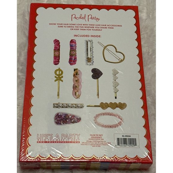 Packed Party Brand Sweets & Treats 12 pc. Girl's Hair Accessory Set (READ-NIB) - Picture 2 of 5